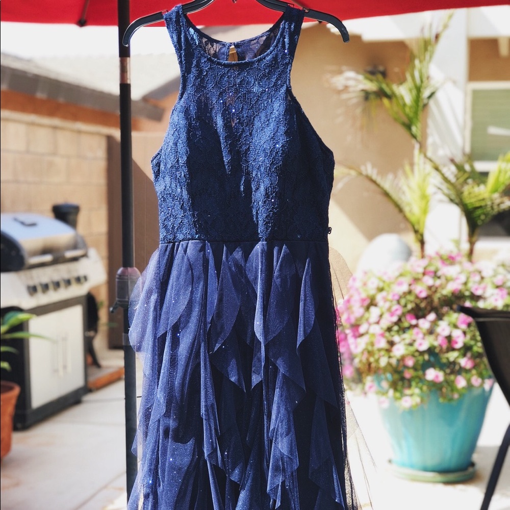Beautiful royal blue prom dress